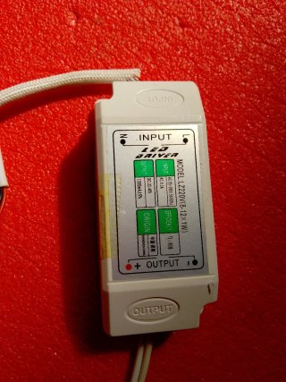 Plafon LED 9W con driver