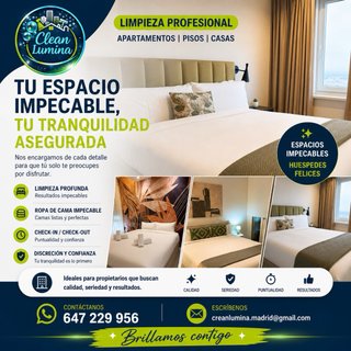 Limpieza en Madrid