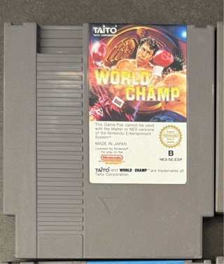 Cartucho Nintendo World Champ NES