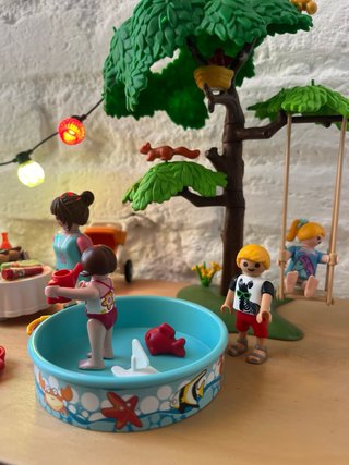 PLAYMOBIL Familia y Parrilla Verano 9272