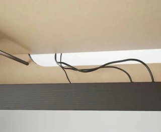 Mesa de escritorio extensible en L
