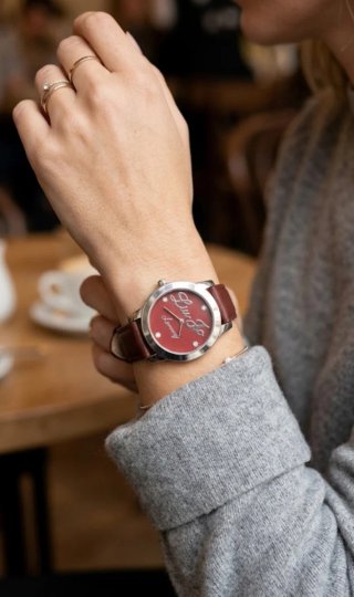 Orologio Liu Jo TLJ618 Rosso Argento