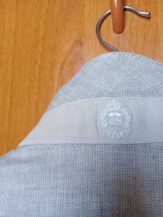 Blazer in lino Corneliani beige