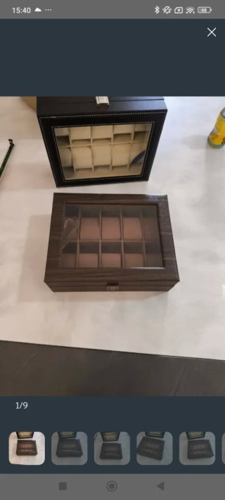 Scatola porta orologi 10 posti