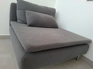 Sofá 1 Plaza Soderhamn Ikea Gris