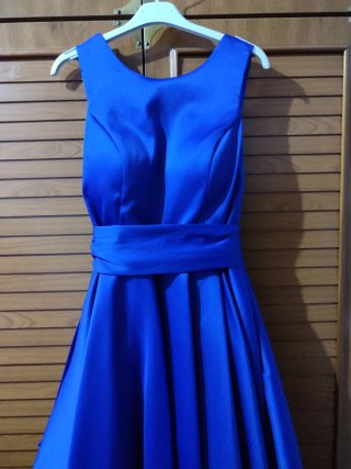 Vestido de fiesta azul
