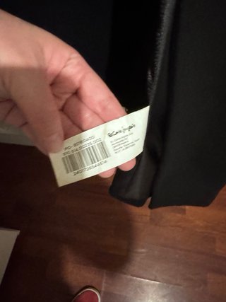 Abrigo paño El Corte Inglés negro
