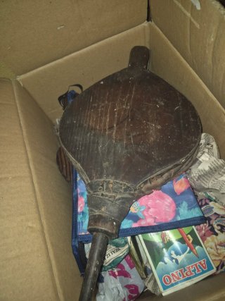 Fuelle de madera antiguo