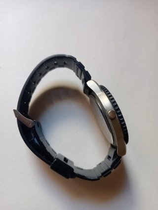 Reloj Macarthy Inc. Hombre Negro/Plateado