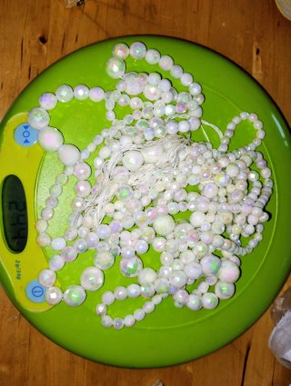 Lotto perle sfaccettate degradanti