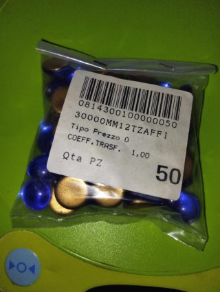 Lotto perle sfaccettate degradanti