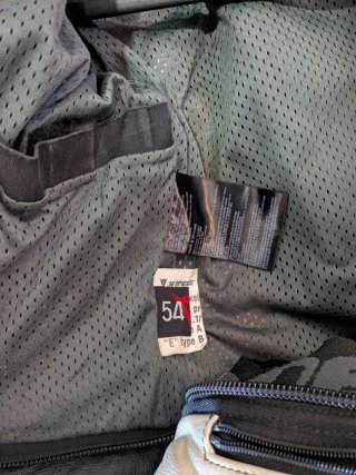 Mono  dos piezas, Dainese Cuero Rojo/Blanco/Negro