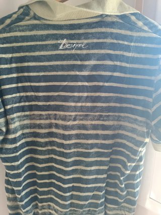 Polo Desigual Talla L Rayas