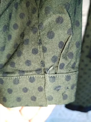 Vestido Kling verde topos