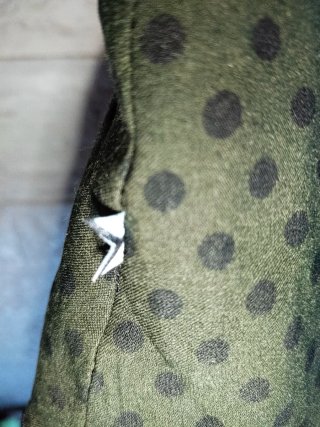 Vestido Kling verde topos