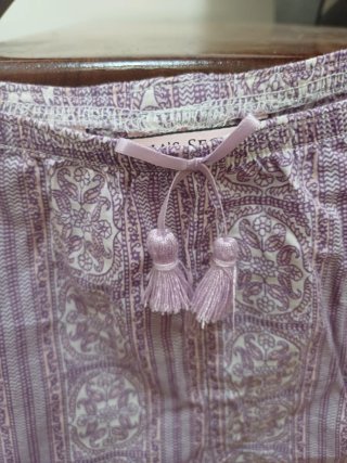 Set T-shirt e pantaloncino viola