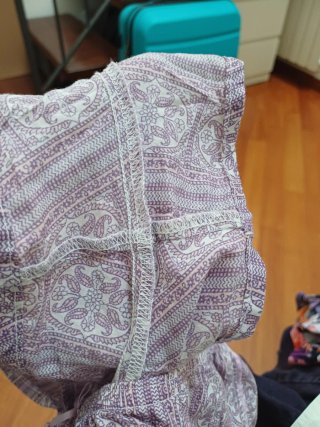 Set T-shirt e pantaloncino viola