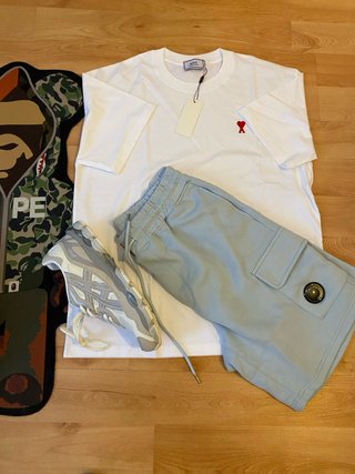 Conjunto Short CO + Camiseta Ami Paris