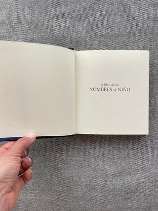 El libro de los nombres de niños
