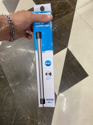 Luz LED RGB para acuario 20cm