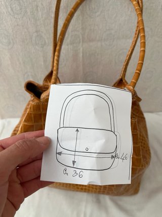 Borsa vera pelle stampa cocco made in Italy