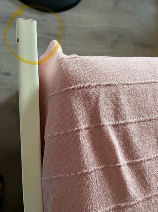 Cama diván blanco con 2 colchones