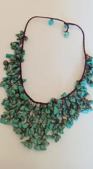 Collar de turquesas