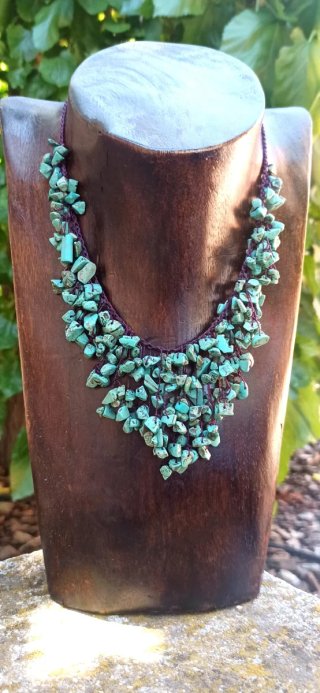 Collar de turquesas