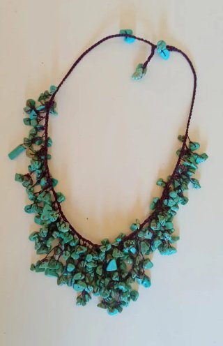 Collar de turquesas