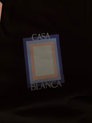 Maglietta Casablanca nera oversize