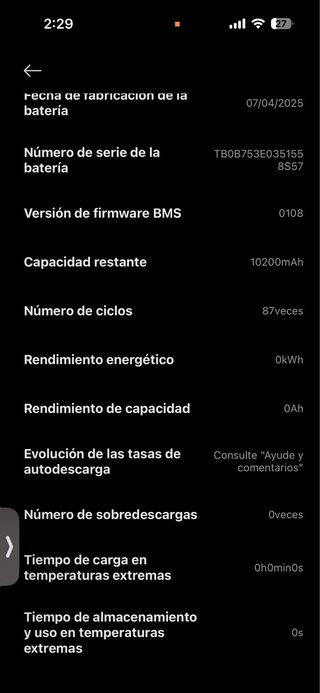 Xiaomi 5 Pro Patinete Eléctrico Negro