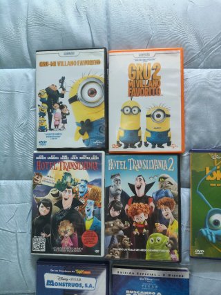 Lote 7 Películas Infantiles Disney DVD