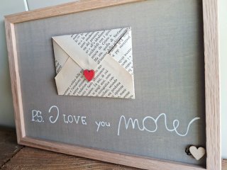Quadro fatto a mano PS I Love You More