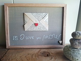 Quadro fatto a mano PS I Love You More