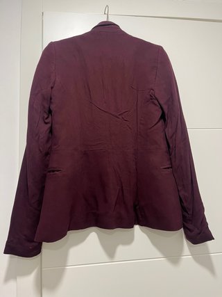 Americana Bershka Burdeos Verano Talla S