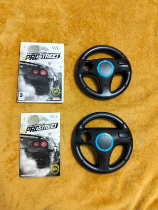 Juego Wii Need for Speed ProStreet + Volantes