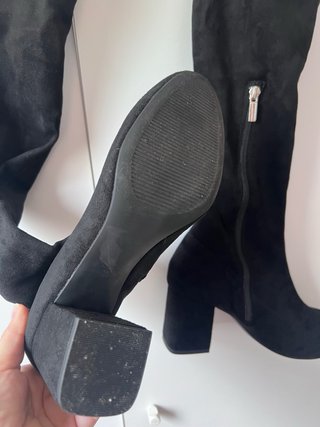 Botas Mosqueteras Negras Tacón