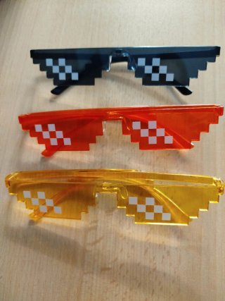 Gafas Fanta tipo Minecraft