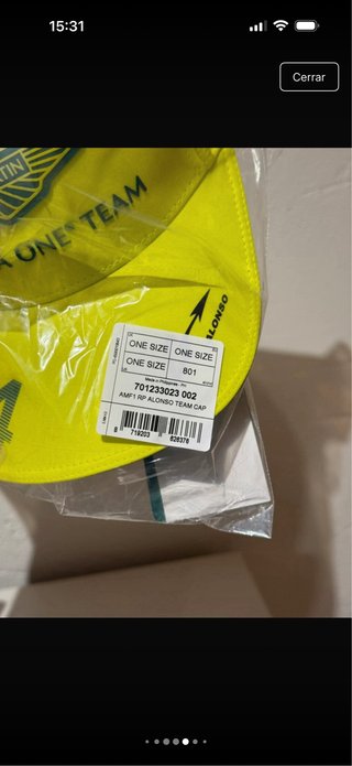 Gorra Aston Martin F1 Fernando Alonso