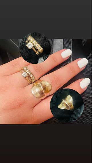Anillos de oro cubano antiguos