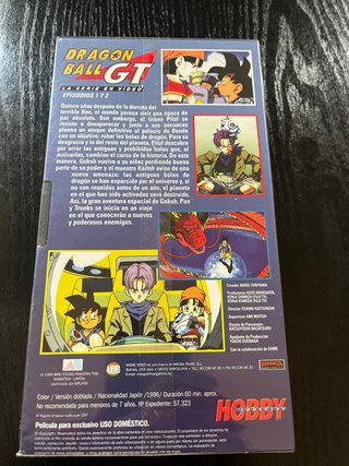 Lote 6 VHS Dragon Ball GT - Hobby Consolas (Nuevos