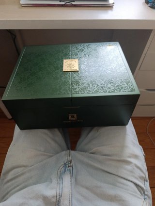 Caja Metálica Decorada Dragón Chino