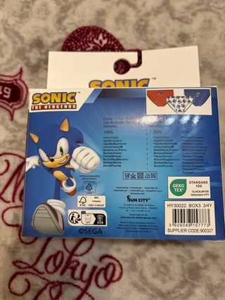 3 Slip Sonic 3/4 anni