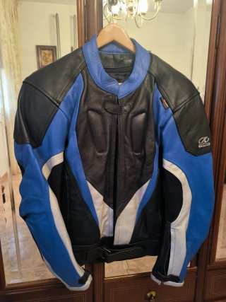 Chaqueta Cuero Motera Mujer