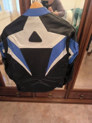 Chaqueta Cuero Motera Mujer