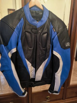 Chaqueta Cuero Motera Mujer