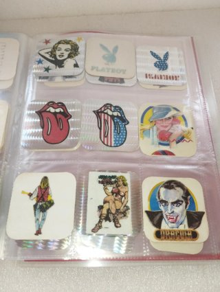 Collezione Super Stickers vellutati Anni 80