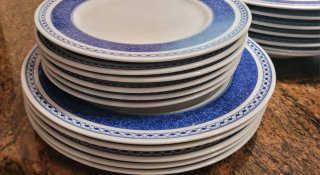 Juego Vajilla Porcelana Saturnia Italia