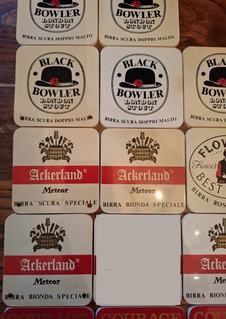 Lotto 30 sottobicchieri birra vintage