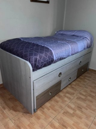 Cama nido con2 camas y 3cajones